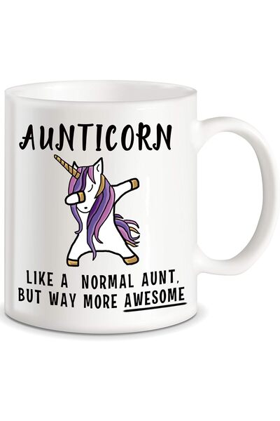 Be Care Classic Mugs Coffee Cup with Funny Aunticorn Design