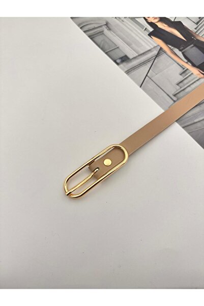 MODAM HİFA Opportunity Product Long Buckle Thin Women's Belt, Coat Belt, Shirt Belt, Dress Belt