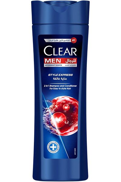 Clear Men Anti-Dandruff Shampoo Style Express 2In1, 400ml