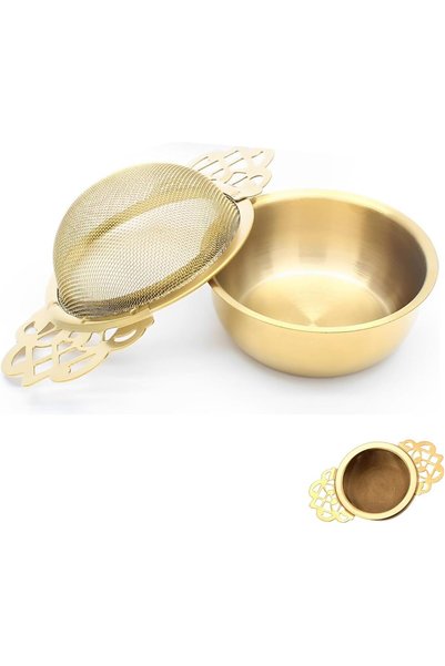 Generic Tea Strainer Bowl, Small Fine Mesh Tea Infuser, Stainless Steel Loose...