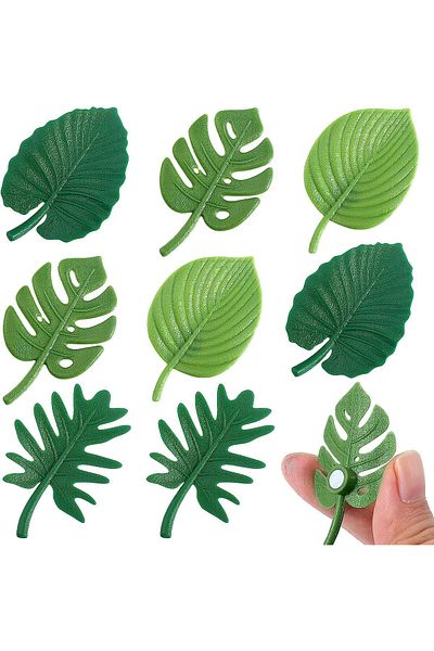 Generic U HOOME 8pcs Refrigerator Magnets,Mini Cute Tropical Leaves Fridge Magnets, Magnets for Magnet Boar