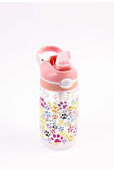 Generic Cocobe, Water Bottle, BPA Free, Push Button Open, Leakproof, 480mL, 3 Years+ (pink)