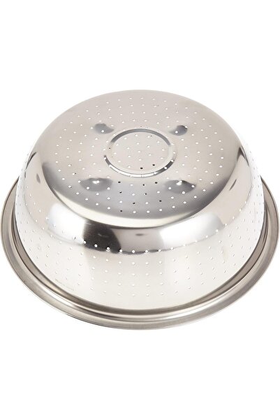 RAJ Stainless Steel Colander, 30cm, RCF011, Rice Strainer, Pasta Strainer, Fruits & Vegetables Strai