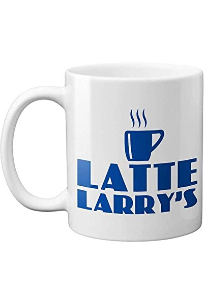 Be Care كوب أبيض 11 أونصة من لاري "كبح حماسك"، مصنوع من السيراميك، من ماركة N...