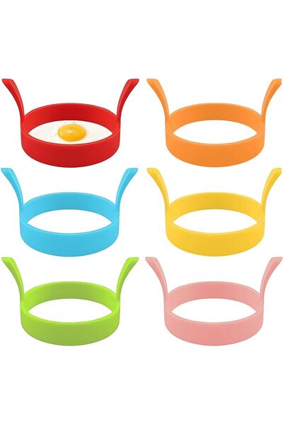 Arabest 6 قطع من قوالب البيض، تصميم غير لاصق، قوالب بيض سيليكون هي الخيار الأ...