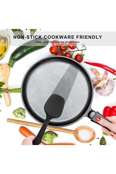 SKY TOUCH SKY-TOUCH Silicone Spatula Set - 6 Piece Non-Stick Rubber Spatula Set, Heat-Resistant Spatula Kitche