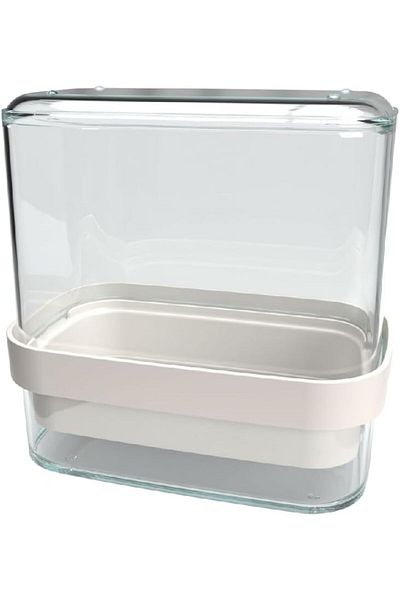 Generic Felli BPA-Free Refrigerator Safe Tender Covered Sprouting Tray Clear and White NVTGPK06-09130