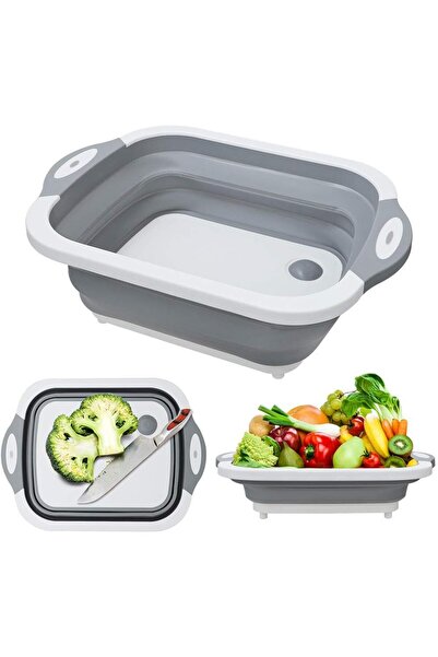 mastergold Multifunctional foldable cutting board used as a colander or folda...