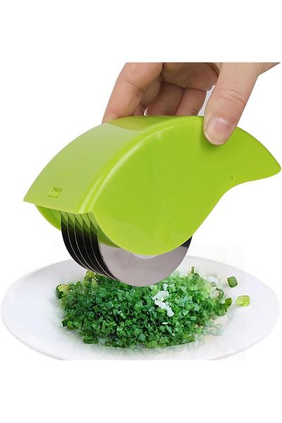 Generic ALMEKAQUZ Roller Vegetable Chopper for Cilantro, Herbs, and More - Manual Multi-Use Creative Kitche
