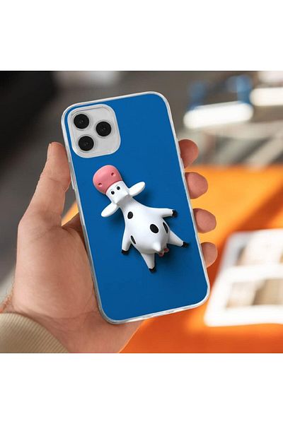 Generic 3D Resin Refrigerator Magnets Cute Cow Butt Magnets Funny Decorative Fridge Magnet Simulation Magne