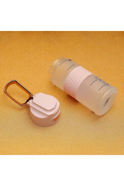 Generic Royalford 650 ml Water Bottle- RF11115 Plastic Bottle with Push Button Cap Stylish Design Water Bot