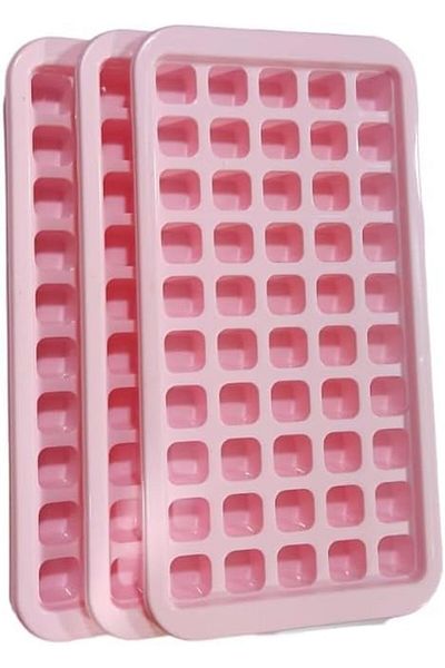 Generic 3 PCS Ice Cube Tray Nano Square shape 50 cubes Each(3 * 50) Ice Maker Tray Making Ice 3 Trays Rando