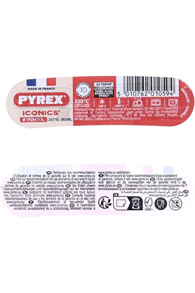 Pyrex Glass Bowl, 1.0 L