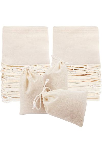 Generic X spring Filter Bags, 100 Pcs Disposable Tea Bags for Loose Leaf Tea, 8 12 Inch Empty Tea Bags for