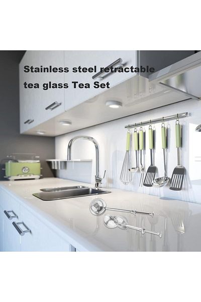 Generic KASTWAVE Tea Infuser, Stainless Steel Tea Strainer Mesh Ball Shape Tea Filter for loose tea leaves,