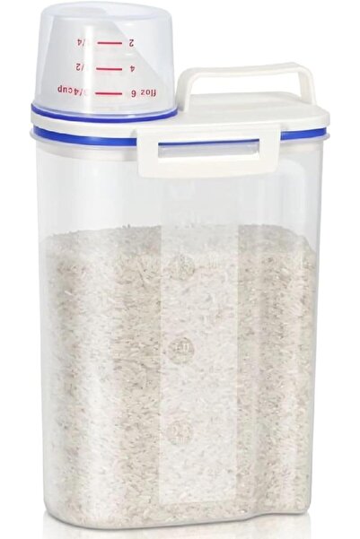Arabest Rice Storage Container, Airtight Food Storage Container with Rice Cup...
