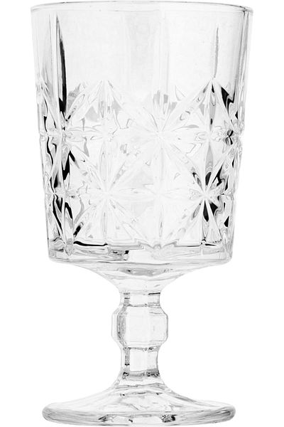 ALSAIF 6 Pieces Glass Cup Set, Clear