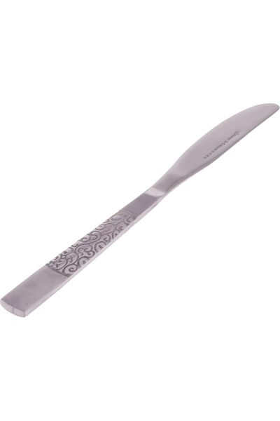 Bester 6-piece dinner knife set, 12-576, highly polished silver with satin fi...
