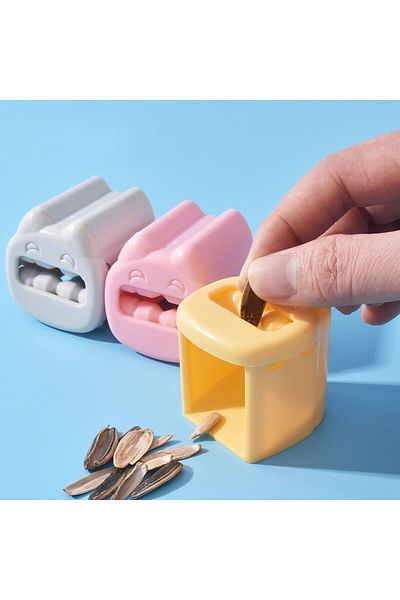 Generic ALMEKAQUZ 3 Pack Melon Seed Peeler Automatic Shelling Machine Sunflower Melon Seed Lazy Artifact Op