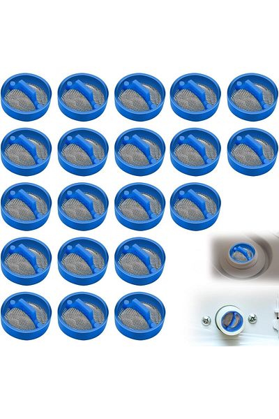 Generic 20Pcs Washer Water Inlet Valve Filter, Washing Machine Filter, Plastic Material Rust-Proof Easy Dis