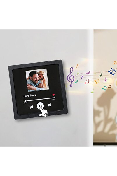 AZONEE مغناطيس ثلاجة بألبوم موسيقى مخصص - مغناطيس موسيقى مخصص بالصور