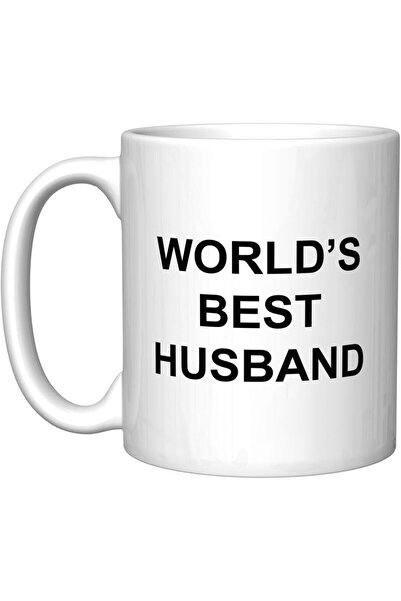 Be Care CJ Artisans Coffee Mug World's Best Husband, Ceramic, White
