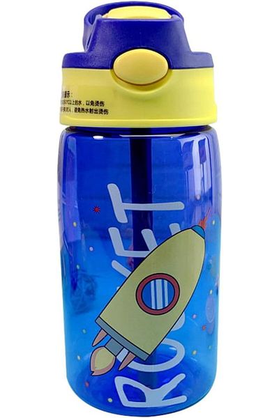 Generic Arabest Kids Water Bottle with Flip Straw, 480ml Kids Drinking Water Bottle, BPA-Free Water Bottle