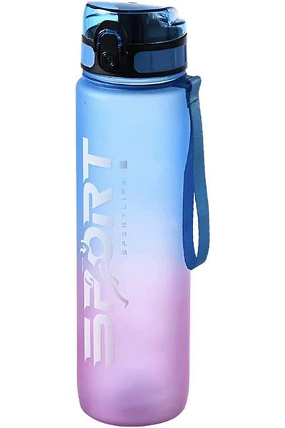 Generic Leakproof Reusable Sports Water Bottle with Time Indicators Portable 1L 32 Oz Encourage Kids Women