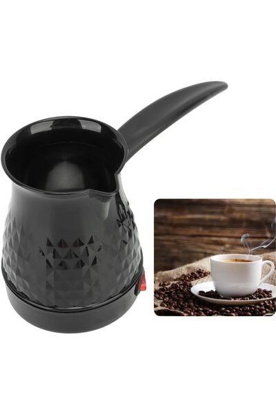 Klikon Portable Turkish Coffee Maker & Kettle (500 ml, Black, 600W) KTCM-412