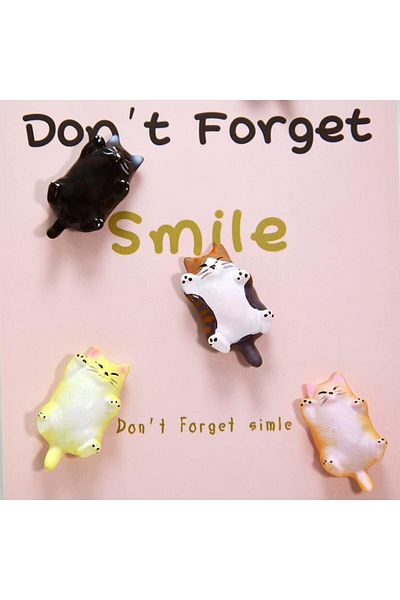 Generic Yalucky Cat Fridge Magnets Cute Magnets Funny Kitty Kitchen Decor Refrigerator Magnets Ornament Per