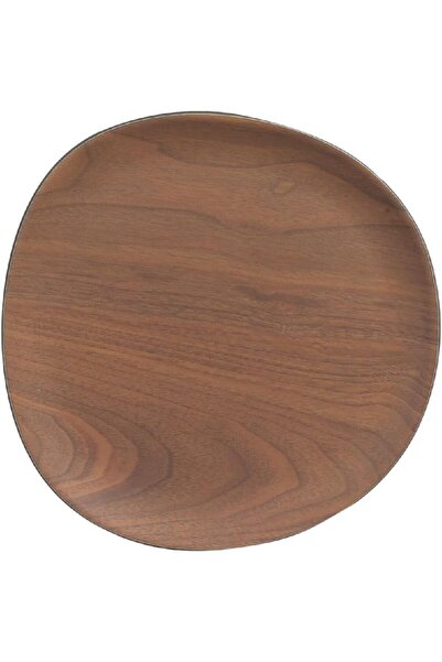 Generic طبق طعام بارفيه أنيق ومتين من ألياف الخيزران، بني، 20 سم، BB22168BF