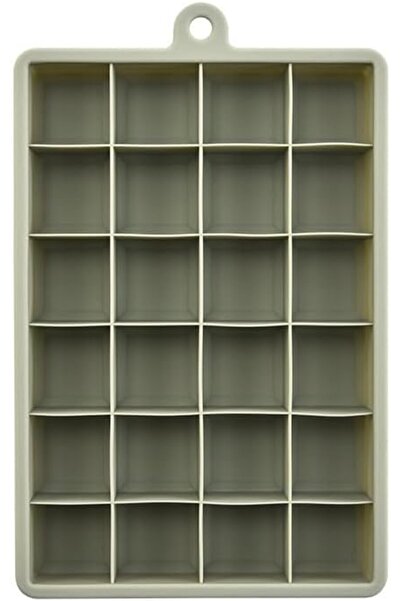 Generic GXJZZ Silicone Ice Cube Tray With Lid,24 Girds 1.06-inch Square Ice C...
