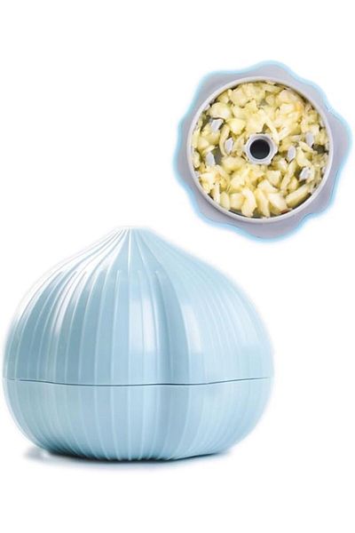Generic Garlic Press, AZONEE Mini Garlic Twister, Easy to Carry, Suitable for Home & Camping, Garlic Grater