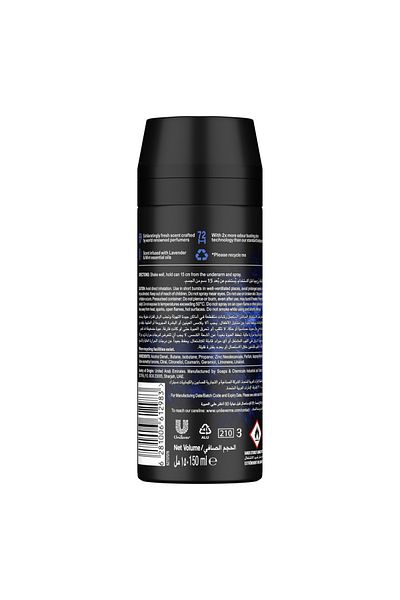 Axe Fine Fragrance Premium Deodorant Body Spray, Blue Lavender 150 ml
