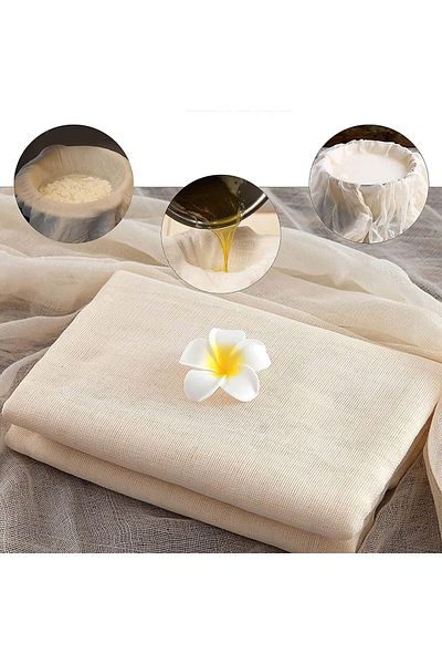 Generic Erweicet 90CM Cheese Cloth Bean Bag Filter Gauze for Soy Milk, Tofu - Kitchen Cotton Gauze Fabric