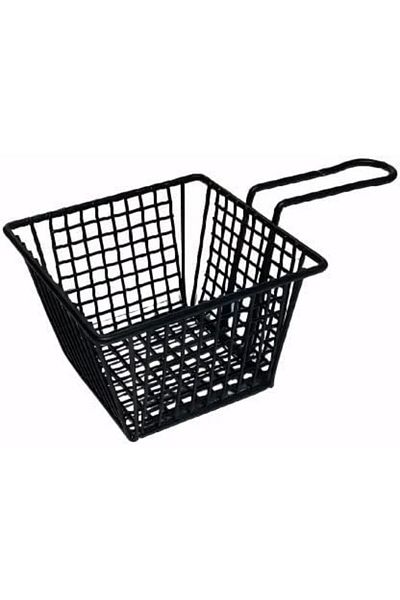 Generic B&D Small Food Basket for Appetizers and Sides, 12.6 x 12.8 x 9.5 cm, Metal