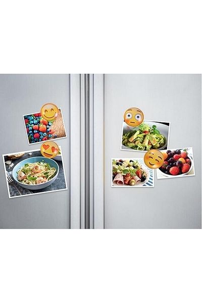 Generic Refrigerator Magnet Party - Set of 12 Pack Round Pictures Face for Silver Fridge Office Dry Erase B