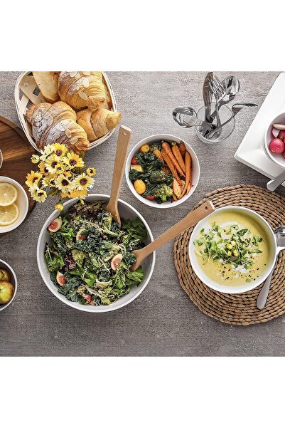 Generic MN 6-piece Melamine Soup Bowls, White, Break-resistant, Dishwasher-safe (5.5 in)