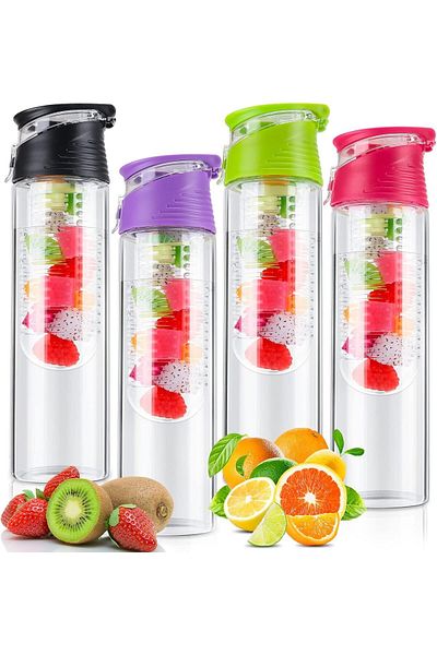 Generic NALACAL Fruit Infuser Water Bottle, 28 oz Leakproof Water Infuser Bottle, Large Capacity Plastic In