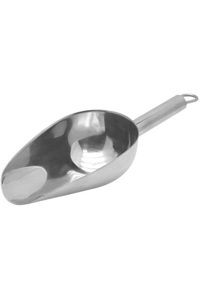 Generic Raj 6 Cm Pipe Handle Heavy Scoop-PHHS06 - Silver, Ice Scoop, Ice Picker, Popcorn Scoop, Flour Scoop