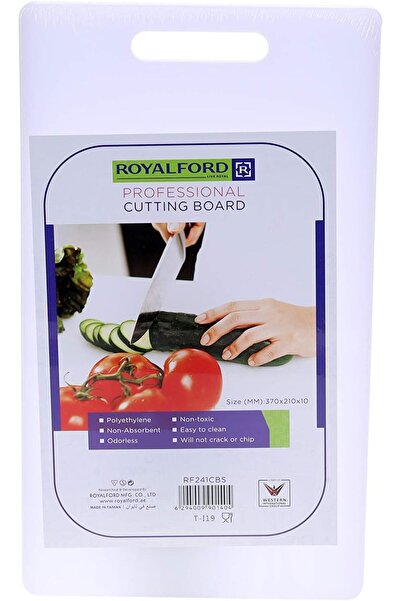 ROYALFORD لوح تقطيع صغير مع قاعدة مانعة للانزلاق وفتحة تعليق، للفواكه والخضرو...