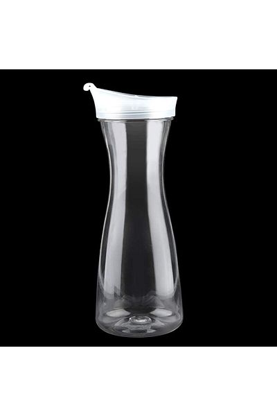 Generic Bottles, Water Pitcher Acrylic Transparent Bottle Containers Jug with Lid for Bar Home Use (600ml)