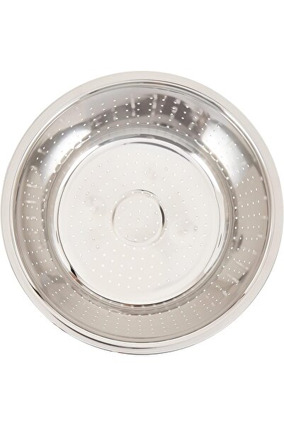 RAJ Stainless Steel Colander, 30cm, RCF011, Rice Strainer, Pasta Strainer, Fruits & Vegetables Strai