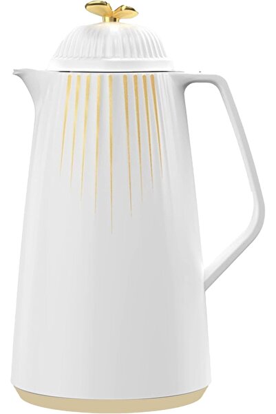 Bright Home 1000ml Insulated Thermal Coffee Carafe (White)