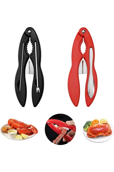 Bukela 2 Pcs Crab Crackers and Tools Set, Multifunctional Lobster Crackers an...