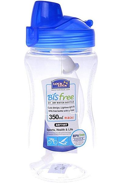 Generic Locknlock Bisfree Sports Water Bottle With Straw, 350 Ml Abf708T