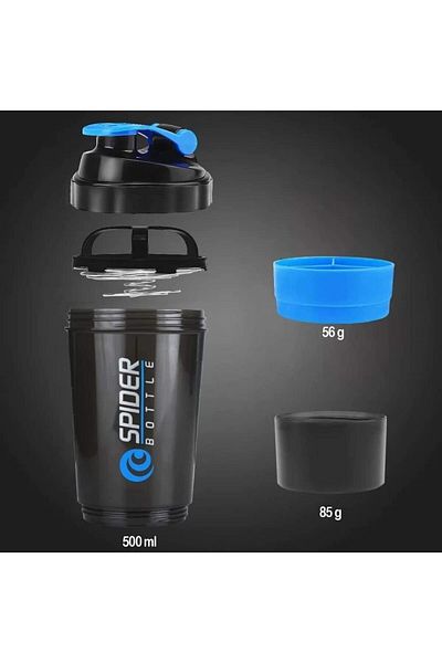 Generic ALCOACH spider Protein Shaker Bottle 20 Ounce Leak Proof Class Portable Gym Shaker Water Bottle wit