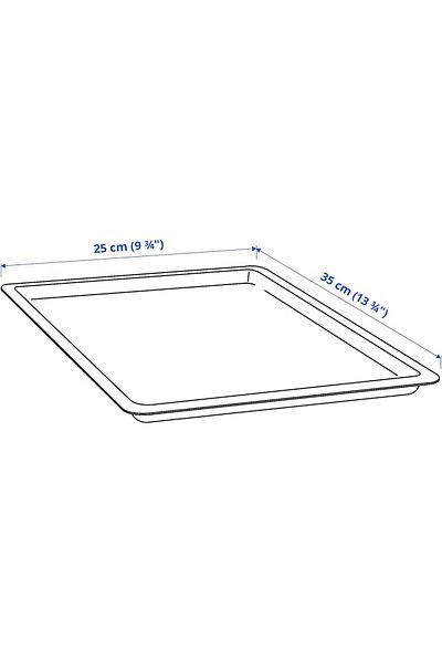 Generic Erorex Universal Lid – 35x25 cm Rectangular Black Cover for Oven Dishes or Storage, Durable Non-Sti