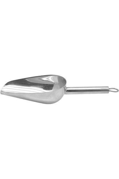 Generic Raj 6 Cm Pipe Handle Heavy Scoop-PHHS06 - Silver, Ice Scoop, Ice Picker, Popcorn Scoop, Flour Scoop