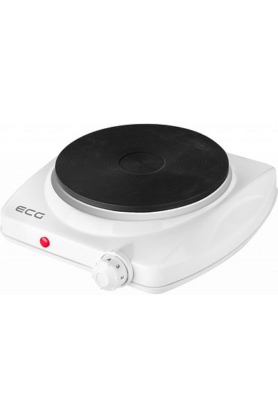 ECG Electric Hob Ev 1510, 1 Burner, Input Power 1500 W, White